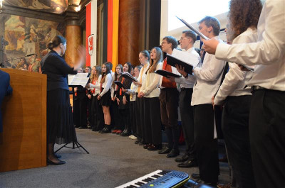 Mendík na zahájení EUREGIO Gastschuljahr 