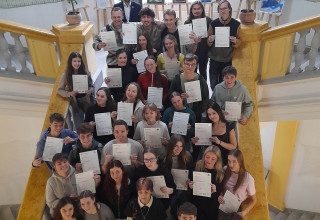 Slavnostní předávání Cambridge certifikátů