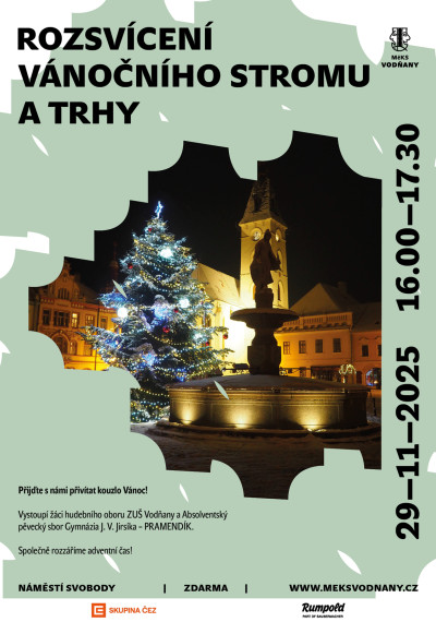 Rozsvícení vánočního stromu a trhy