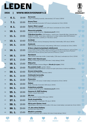 Lednový program MěKS Vodňany