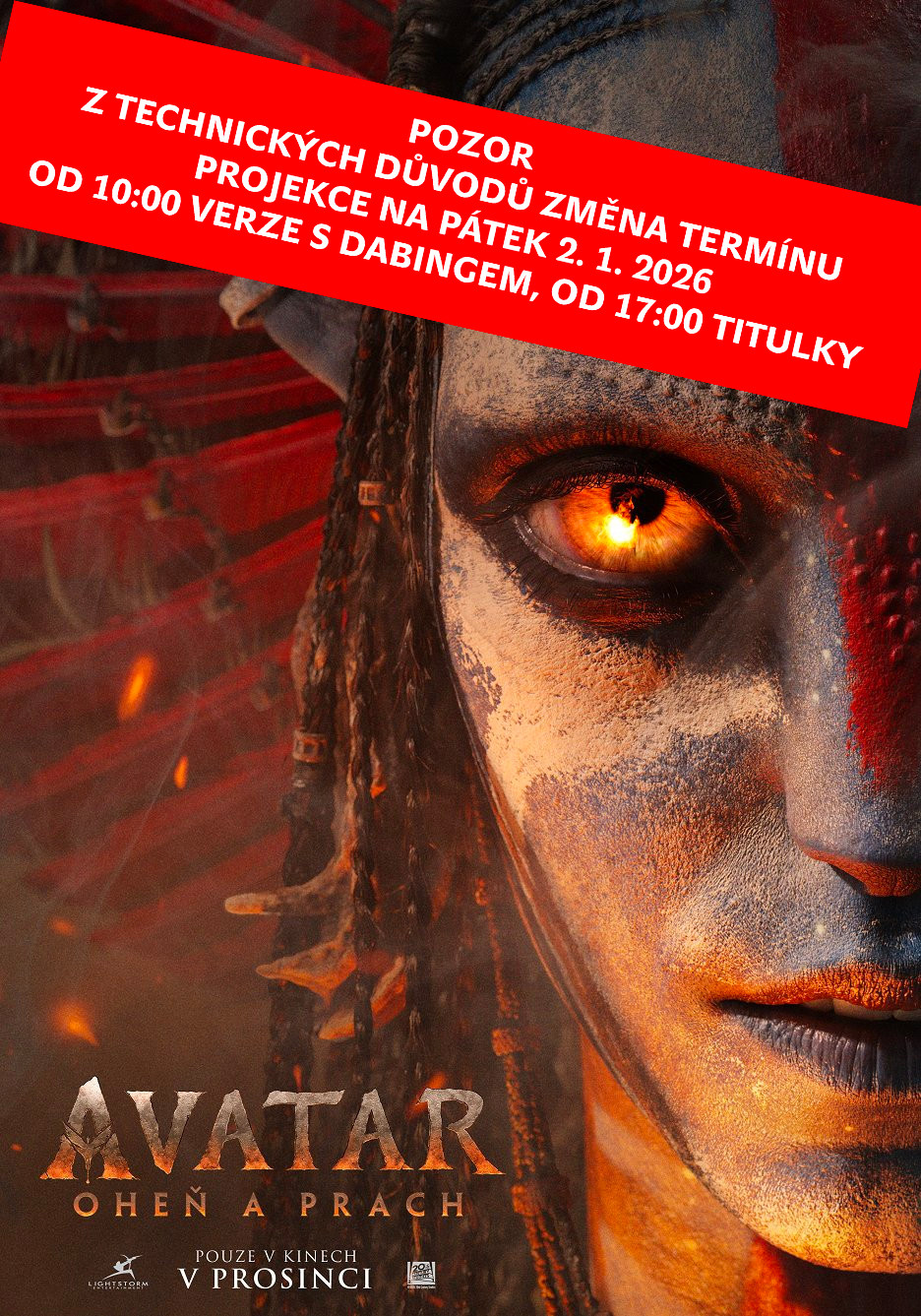 Avatar: Oheň a popel