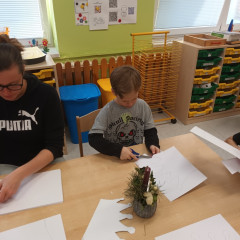 Kytičky -  Bílá paní zima jede na saních /26