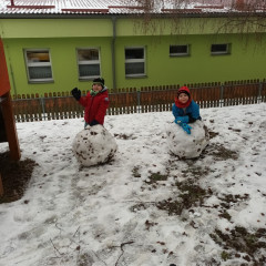 Kytičky -  Bílá paní zima jede na saních /26