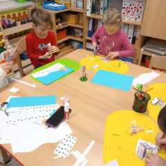 Kytičky -  Bílá paní zima jede na saních /26