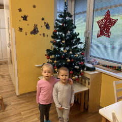 1. třída Zdobení vánočního stromečku