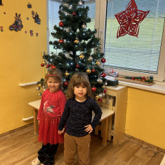 1. třída Zdobení vánočního stromečku