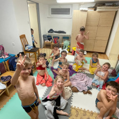 1+2. třída Saunování