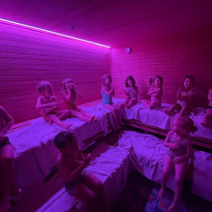 1+2. třída Saunování