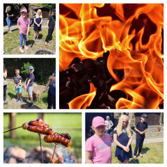 Opékání buřtů - "Zahradní slavnost"