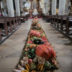 Výstava ovoce a zeleniny v kostele Sv. Mikuláše 16.9.