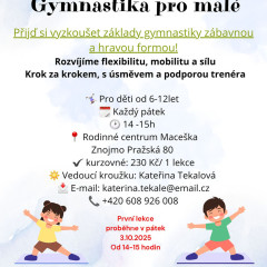 Nabídka pro rodiče našich malých školáčků