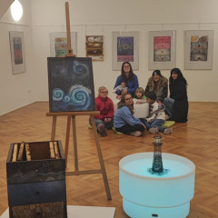 Návštěva výstavy Slunovraty v Domě umění a setkání s autorkou