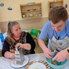 Karbanátky s bramborovou kaší