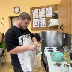 Karbanátky s bramborovou kaší