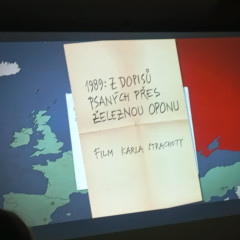 Večerní projekce filmů v knihovně ve Znojmě.