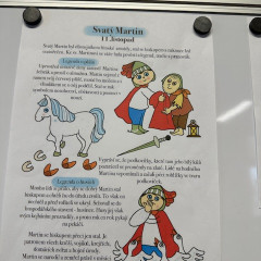 Třídní projekt: Martin na bílém koni