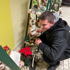 Vánoční výstava ve škole na Dvořákově