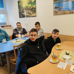 Návštěva školní kavárny