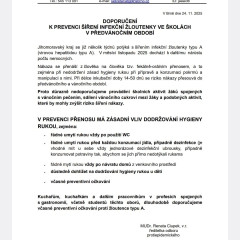 Krajská hygienická stanice - doporučení k prevenci