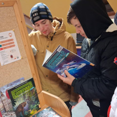 Lednová návštěva knihovny