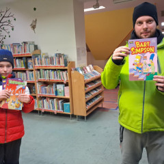 Lednová návštěva knihovny