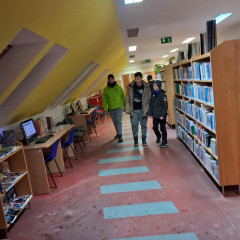 Lednová návštěva knihovny
