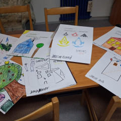 Tvoříme portfolio pro naše kresby a výtvory