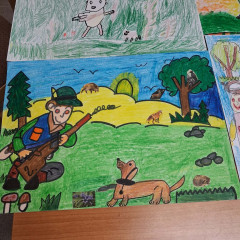 Zapojili jsme se do výtvarné soutěže  - Okresní myslivecký spolek Znojmo