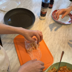 Smažené závitky a Sushi
