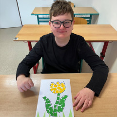 Tvoření jarních, barevných tulipánů