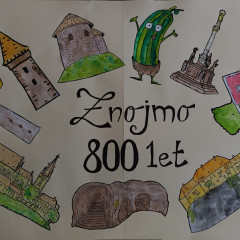 Školní výtvarná soutěž „Znojmo - 800 let"
