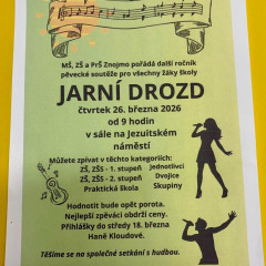 Jarní drozd už k nám letí, zpívají tam všechny děti...