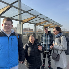 Výstava Večerníček 60 let, vycházka náplavkou
