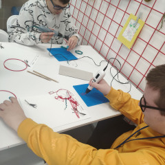 Lednová edukace na Alšovce - Socha. cha. cha