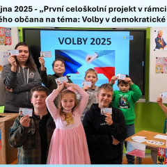 Volby v demokratické společnosti - 1. celoškolní projekt