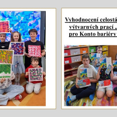 Výtvarná soutěž - Děti malují pro Konto bariéry (Tempera) + ocenění