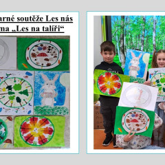 Výtvarná soutěž - Les na talíři