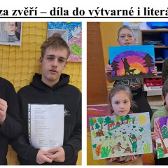 Literární (obor poezie) a výtvarná soutěž - Mé toulky za zvěří + ocenění