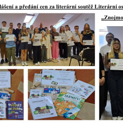 Literární soutěž - Literární osvěžení 2026 + předání cen vítězům