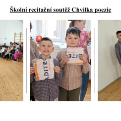 Školní recitační soutěž - Chvilka poezie