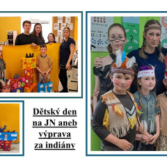 Výprava za indiány - školní akce v rámci Dětského dne
