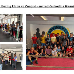 Návštěva Boxing klubu ve Znojmě