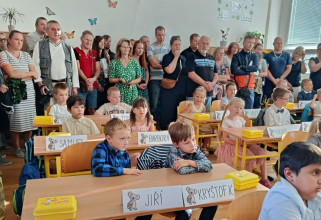 První školní den našich prvňáčků
