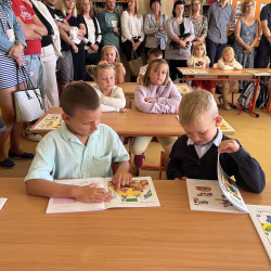 První školní den - vítáme nové prvňáčky