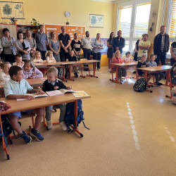 První školní den - vítáme nové prvňáčky