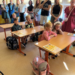 První školní den - vítáme nové prvňáčky
