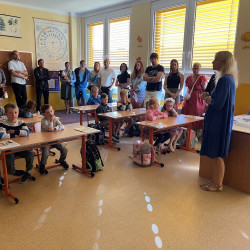První školní den - vítáme nové prvňáčky