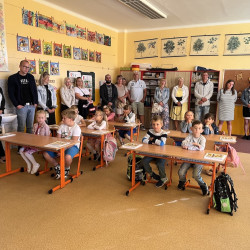 První školní den - vítáme nové prvňáčky