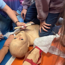 Zážitkový kurz první pomoci v ZŠ Husinec