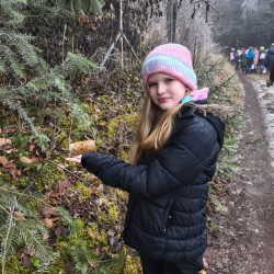 Výprava školní družiny ke krmelci